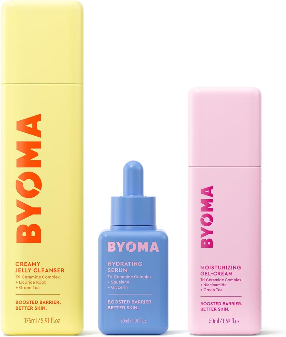BYOMA Creamy Jelly Cleanser 175ml + Hydrating Serum 30ml + Moisturizing Gel Cream 50ml