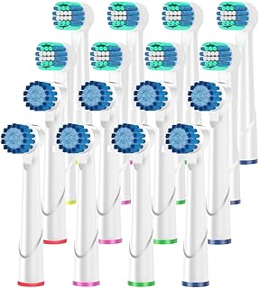 Replacement Heads Compatible with Oral B Braun Toothbrushes Electric- 16 Pack Professional Precision & Sensitive Brush Heads Refill for Oral B 7000/Pro 1000/9600/ 5000/3000/8000