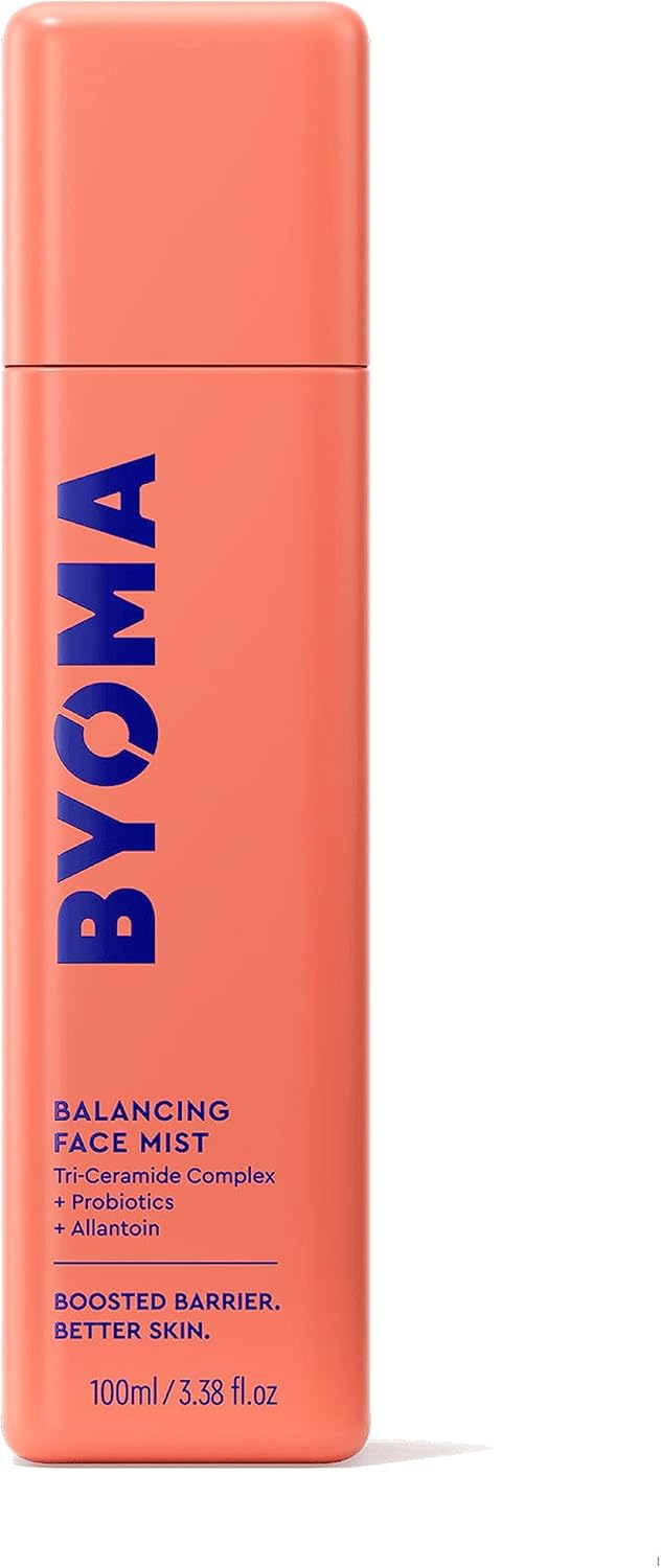 BYOMA Balancing Face Mist (100ml) pH Balanced Face Toner with Ceramides, Probiotics and Allantoin - Alcohol Free Toner Spray - Balance, Soothe and Refresh Throughout The Day