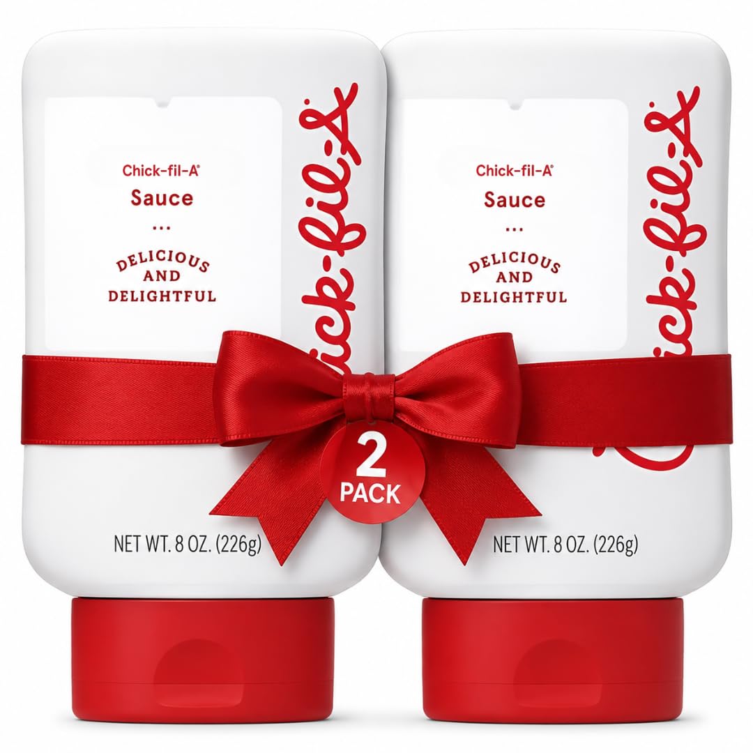 Chikfila Sauce 8 oz. Squeeze Bottle 2 Pack – Resealable Container for Dipping, Drizzling, and Marinades