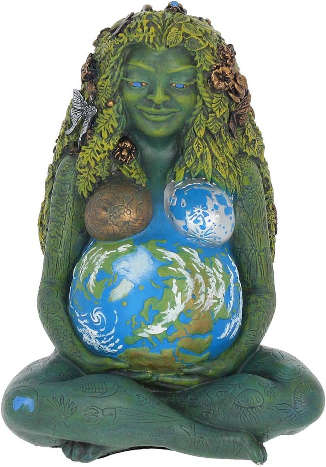 Nemesis Now H3558J7 Mother Earth Figurine 17.5cm Green, Resin, One Size