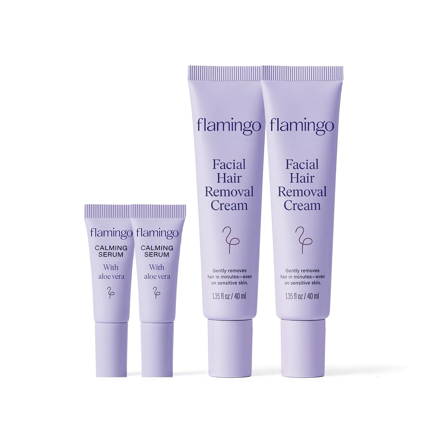Flamingo Women's Facial Hair Removal Cream - 1.35 fl oz (2 Pack)