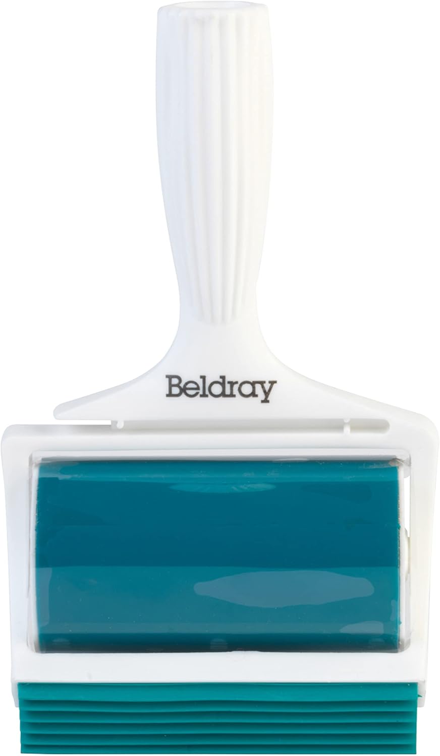 Beldray LA072597EU Handheld Lint Roller – TPR Gel Pet Hair Remover With Squeegee, Sticky Washable & Reusable Fur Removal, Removes Fluff, Fuzz, Dog & Cat Hair From Clothes/Upholstery/Cars, Pet Plus+