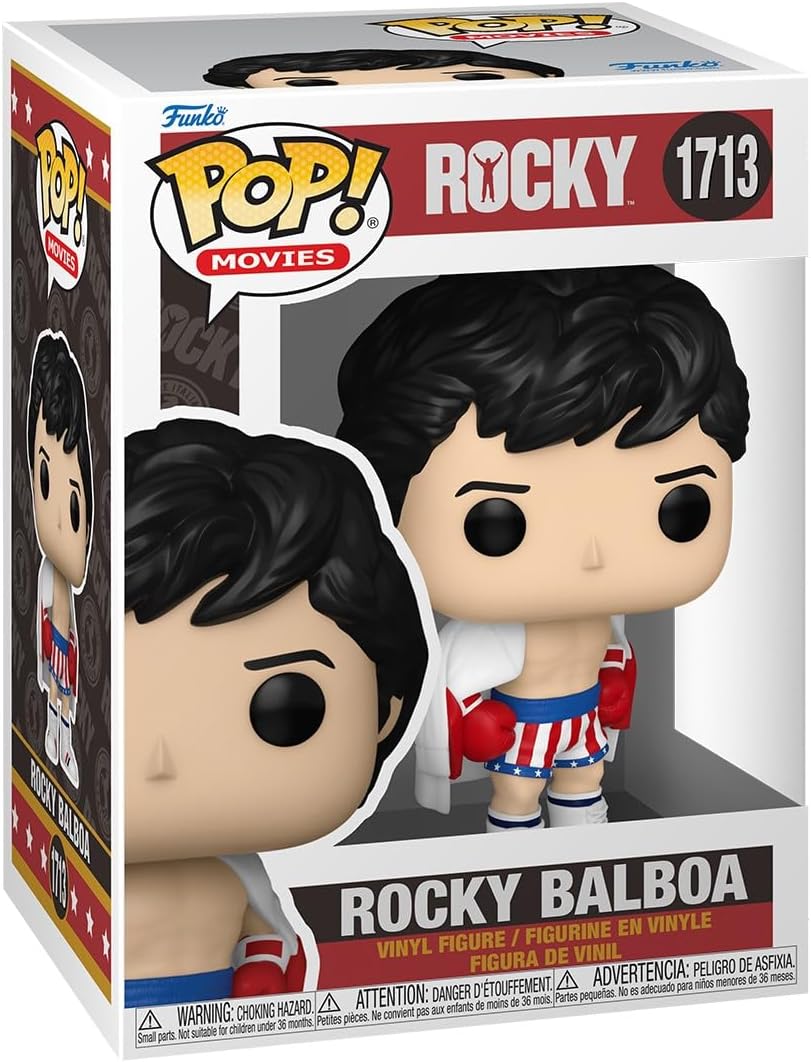 Funko POP! Movies: Rocky Balboa – Rocky Balboa - (Rocky Balboa IV) ​ - Rocky Franchise - Collectable Vinyl Figure - Gift Idea - Official Merchandise - Toys for Kids & Adults - Movies Fans