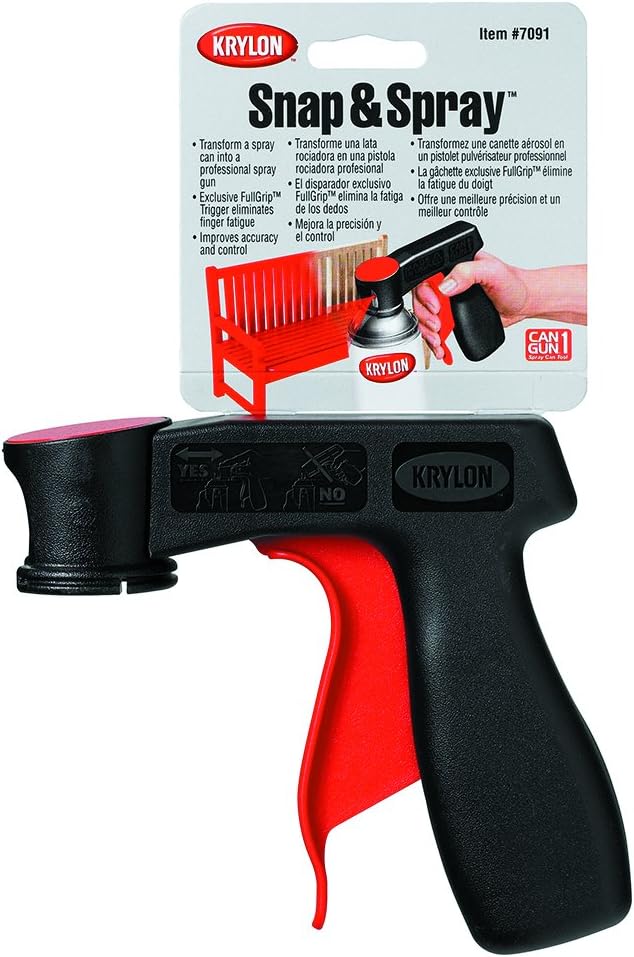 Krylon Snap & Spray Reuseable Spray Paint Gun For Cans