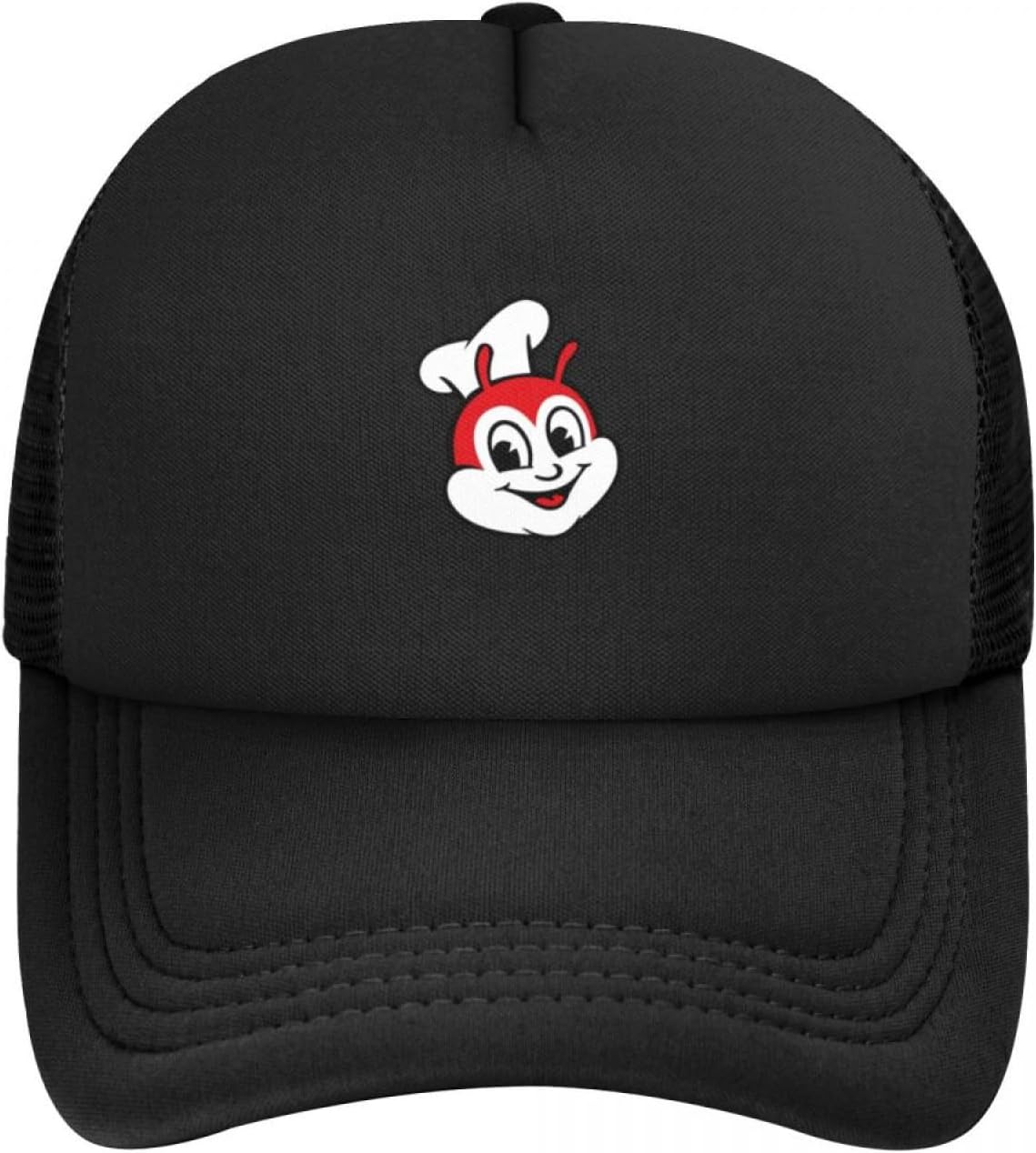 ZTQTQZZ Mesh Baseball Cap Breathable mesh hat Classic Jollibee Fast Food Logo Classic Baseball Cap Rave Fashion Beach Horse Hat New Hat for Girls Men