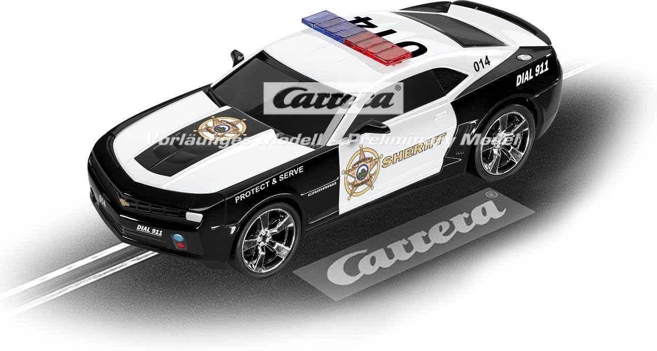 Carrera GO 64031 Chevrolet Camarao ZL1 Sherrif Slot Car Racing Vehicle