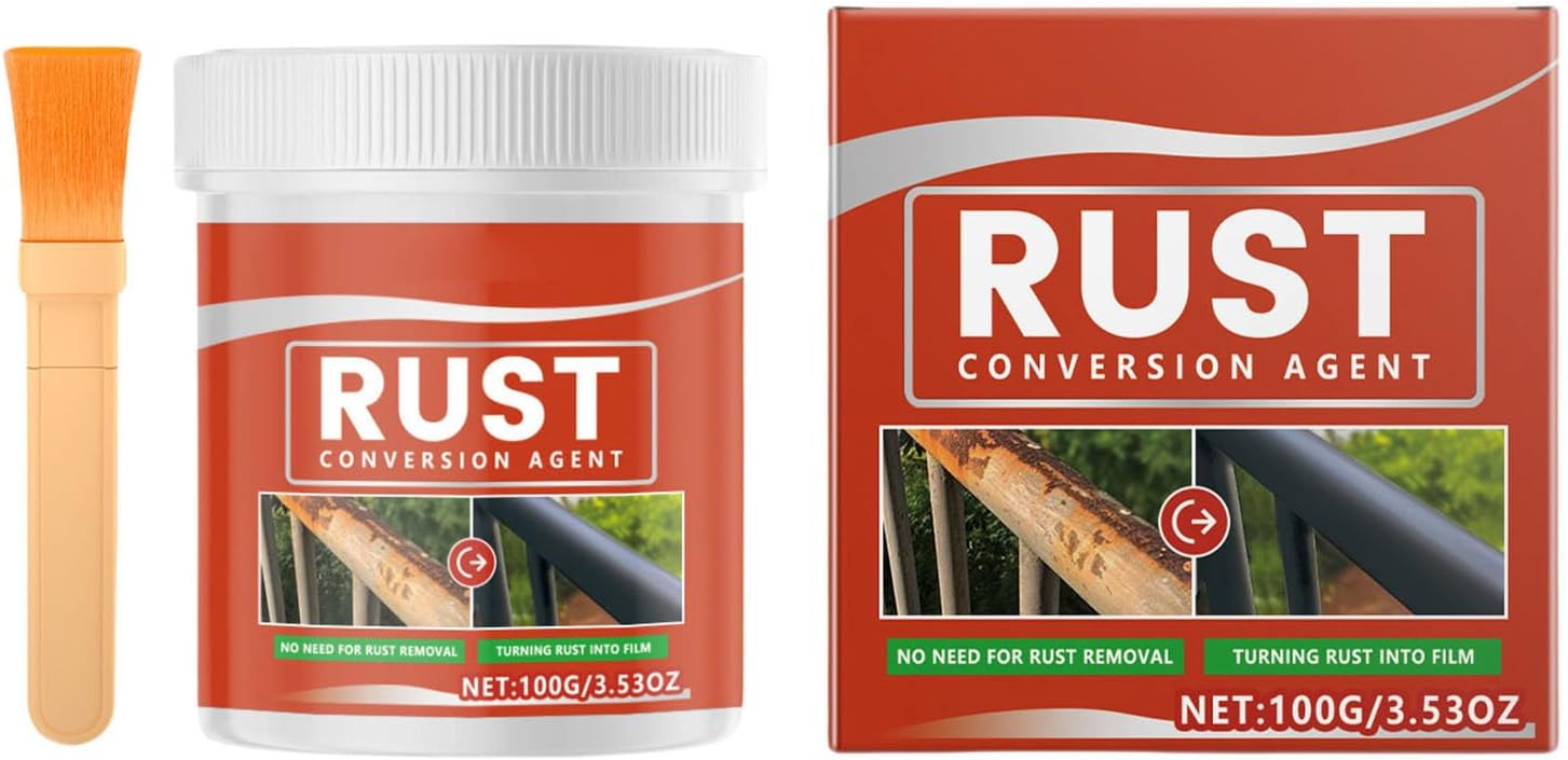 ZYHARUKO Advanced Rust Converter And Metal Paint 3.53oz For Corrosions Resistance Long Term Metal Surfaces Renewals Paint Rusts Inhibitor
