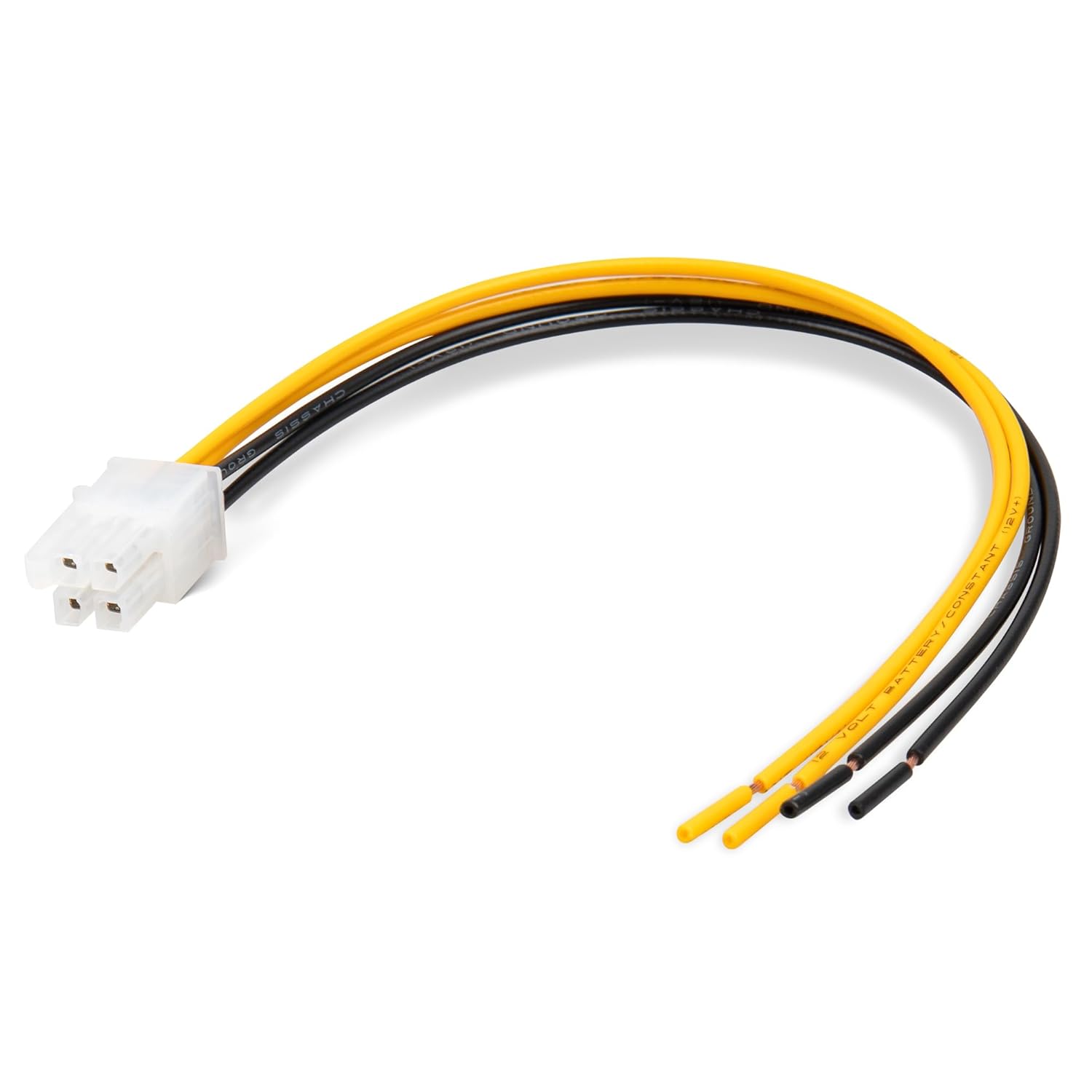 NuIth 4 Pin Speaker High Level Input Plug for Old Alpine Amplifier MRV MRP V12, Audio Amplifiers Wire Harness Speaker Level 4 Pin Plug Compatible with Kenwood Sony Pioneer