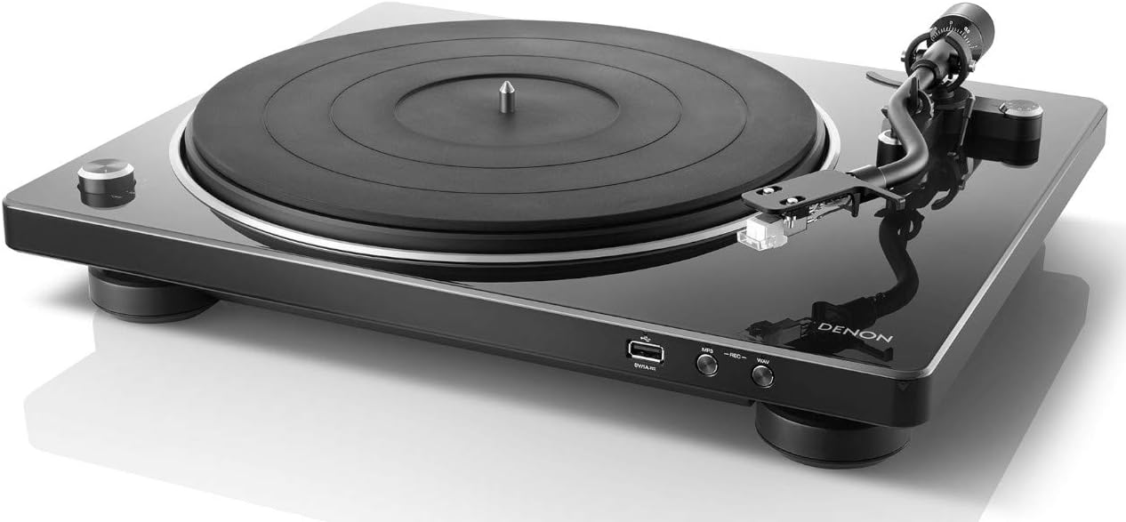 Denon DP-450 USB Turntable Hi-Fi, USB Direct Recording - Black