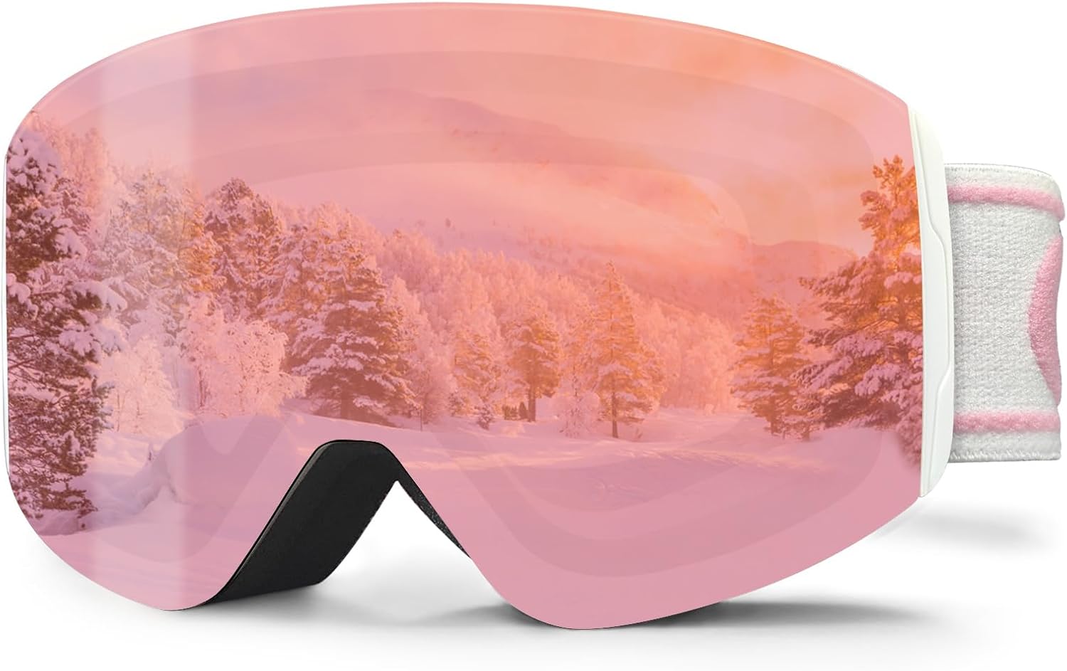 ORANZI Kids Ski Goggles,Kids Snowboard Goggles for Boys Girls,Ski Goggles for Youth Teens Kids 3-14