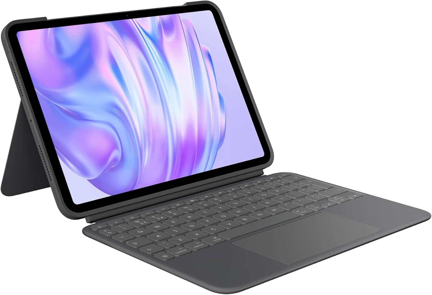 Logitech Combo Touch iPad Pro 11-inch (M4)(2024) Keyboard Case - Detachable backlit keyboard with kickstand, comfortable typing, multi-use mode, QWERTY UK English Layout - Graphite