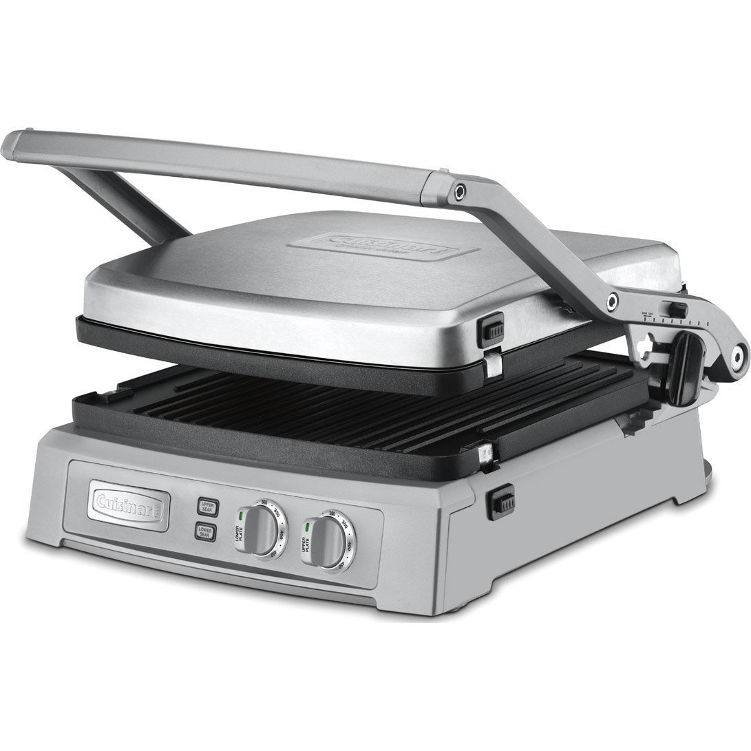 Cuisinart Deluxe Electric Griddler, Stainless Steel, GR-150NAS