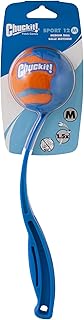 Chuckit! Sport 12M Dog Ball Launcher - Includes a 2.5-inch Diameter Medium Ball for Dogs 20-60 Pounds - Manual Tennis Ball Thrower With a Slim Ergonomic Handle - 12-inch Length Chucker