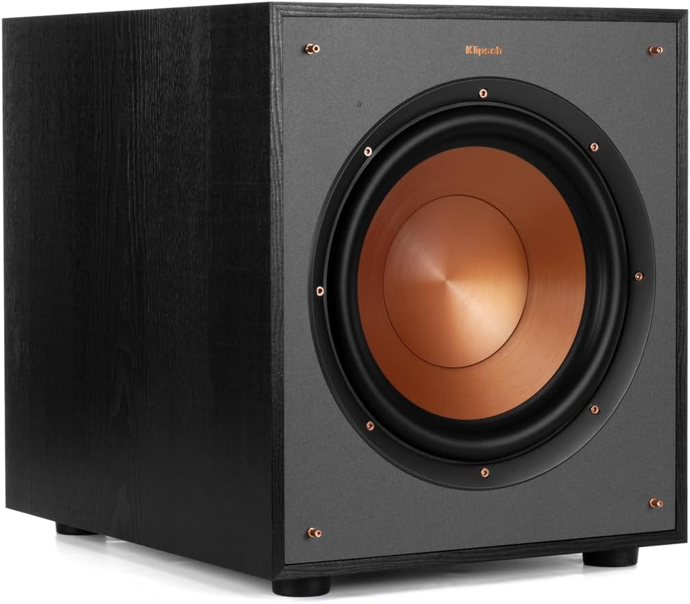 Klipsch R-100SW Subwoofer, Black