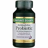 Nature's Bounty Probiotic Acidophilus Tablets, 120 ea (Pack of 3)