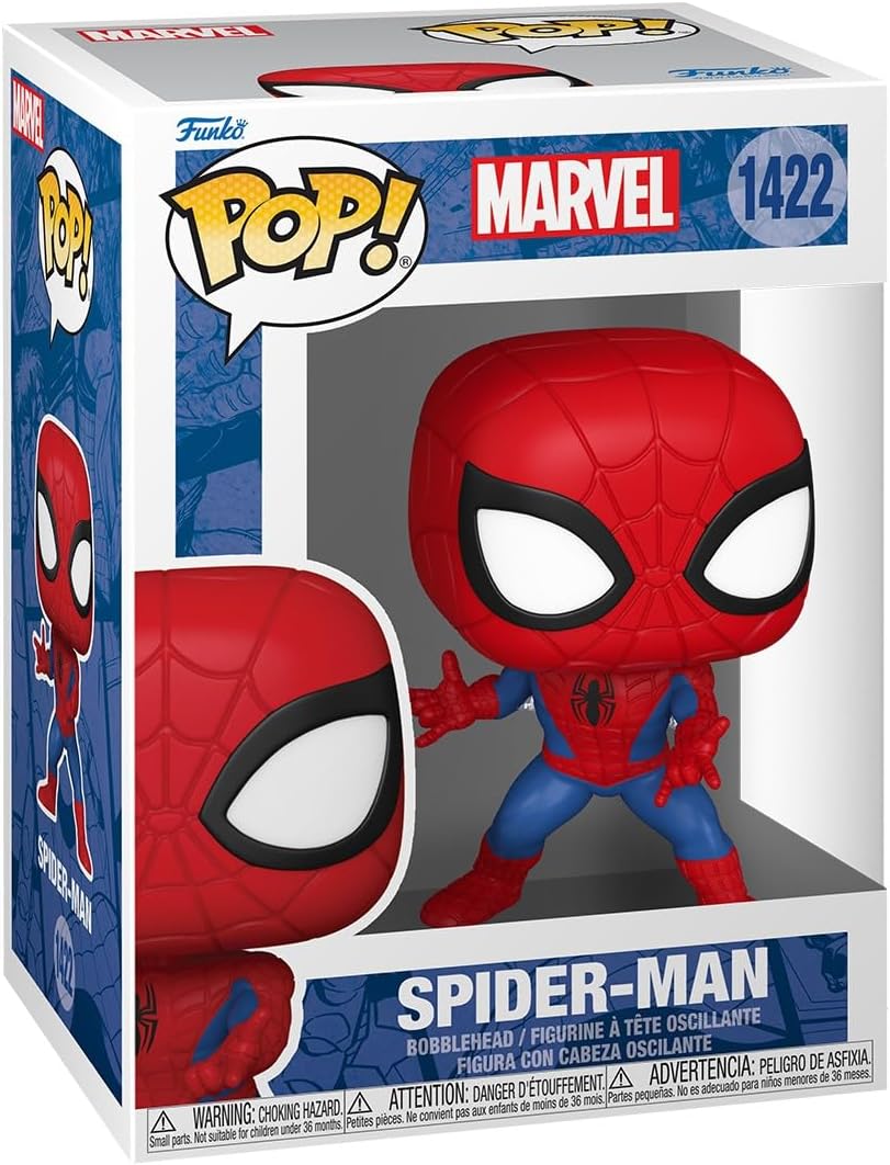 Funko POP! Marvel: Marvel - Spider-Man - Marvel Comics - Collectable Vinyl Figure - Gift Idea - Official Merchandise - for Kids & Adults - Comic Books Fans - Model Figure for Collectors