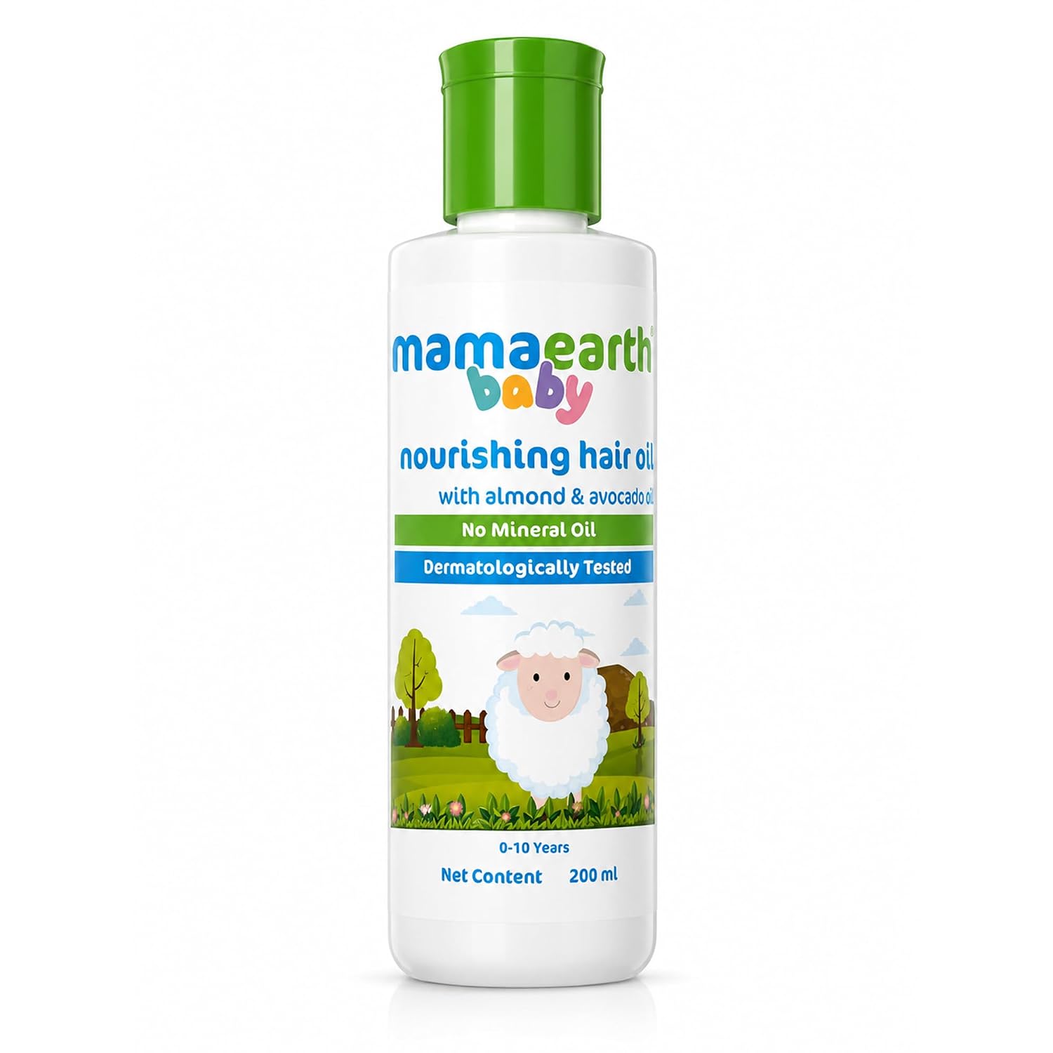 MAMAEARTH Baby Nourishing Hair Oil with Almond & Avocado oil 200ml