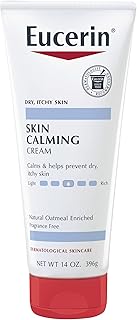 Eucerin Skin Calming Cream - Full Body Lotion for Dry, Itchy Skin, Natural Colloidal Oatmeal Enriched - 14 oz. Tube