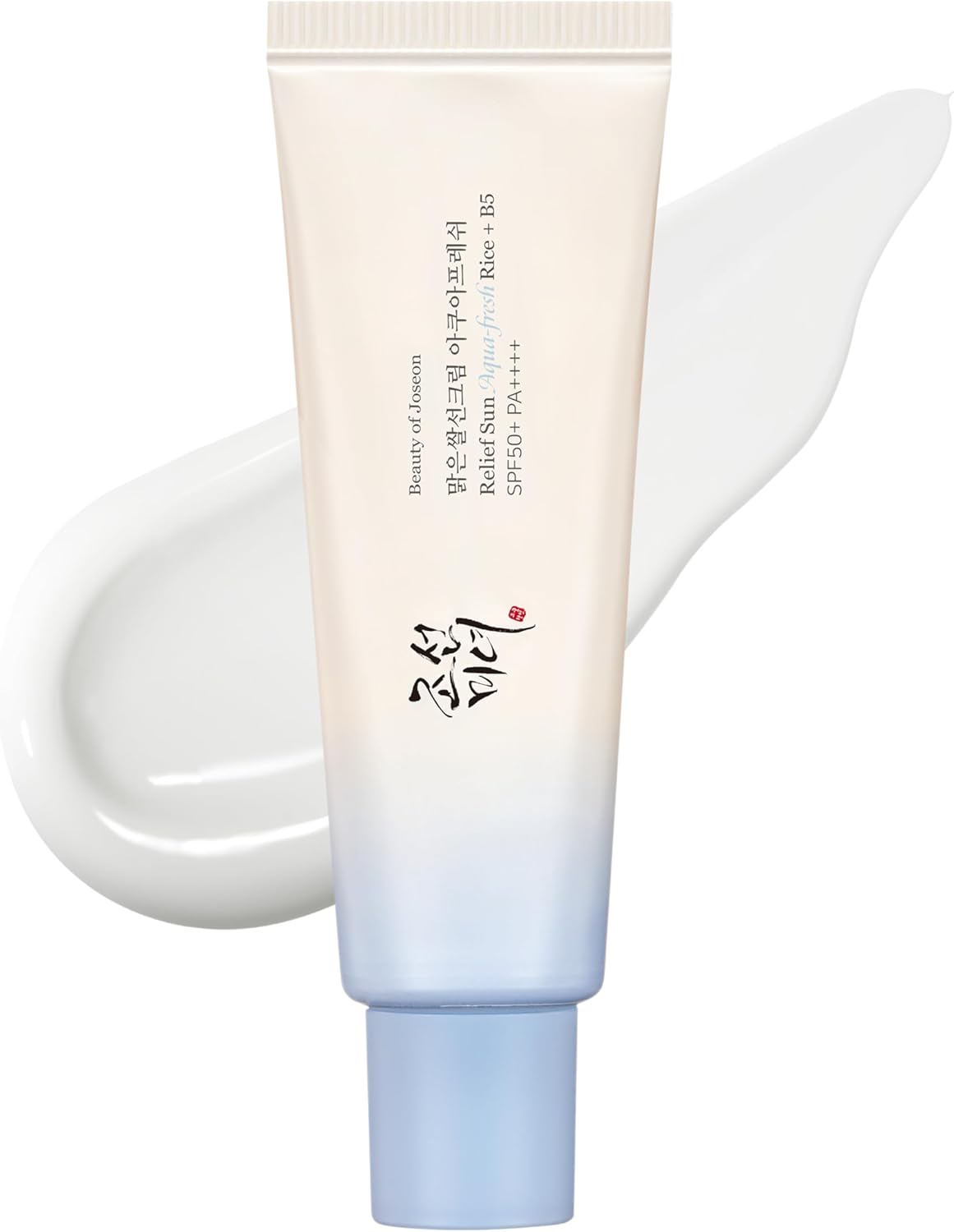 Beauty of Joseon Relief Sun Aqua-Fresh SPF 50+ PA++++, Lightweight Hydrating Sunscreen for Oily Sensitive Skin Fast Absorbing No White Cast Daily UV Protection, Korean Skincare 50ml