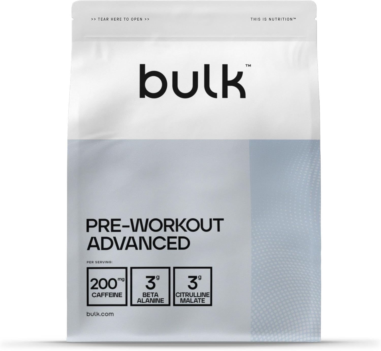 Bulk Pre Workout Advanced, Energy Drink, 500 g