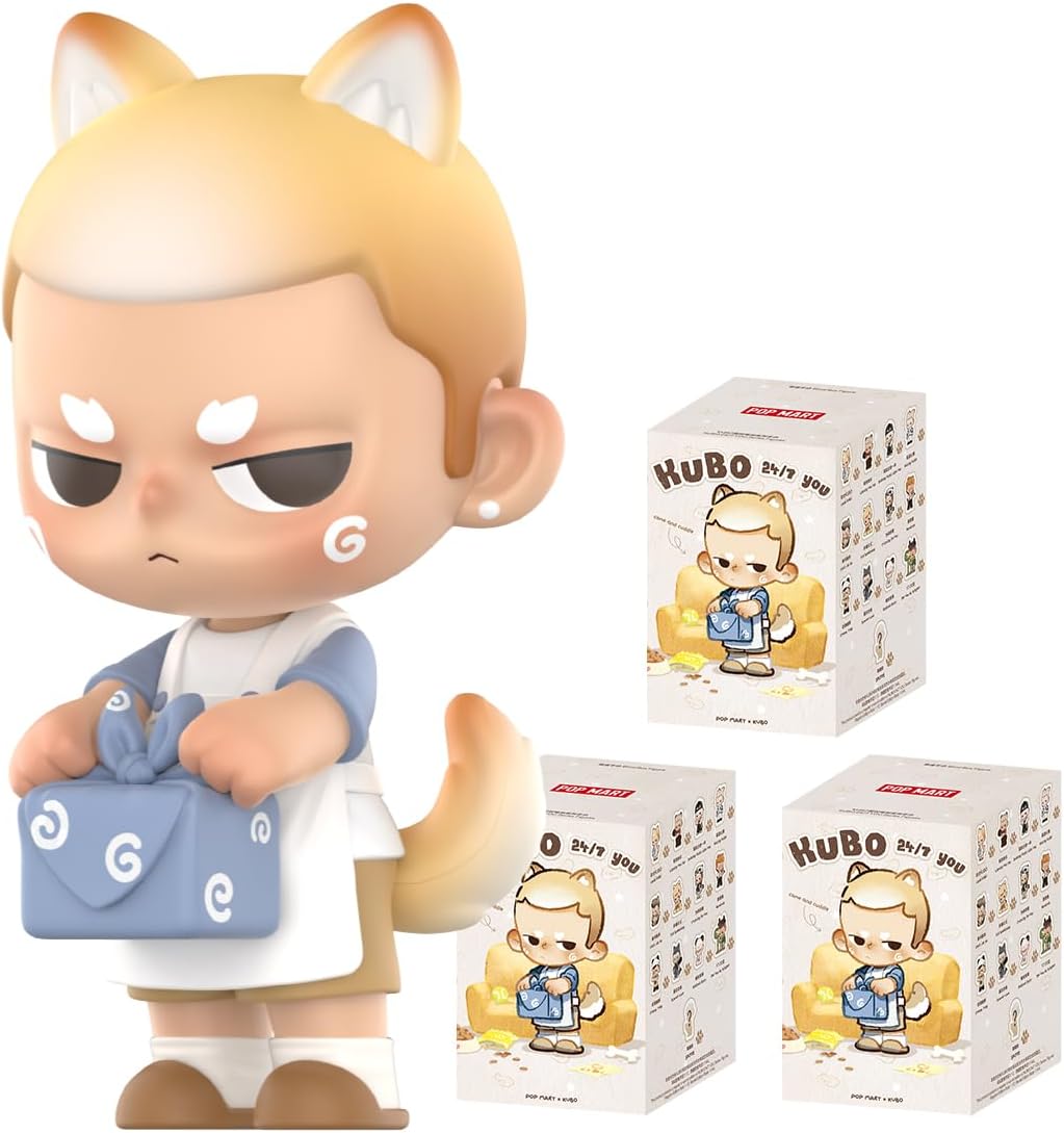 POP MART KUBO 24/7 YOU Series Figures 3Boxes Exclusive Action Figure Box Toy Popular Collectible Art Toy Cute Figure Creative Gift, for Christmas Birthday Party Holiday