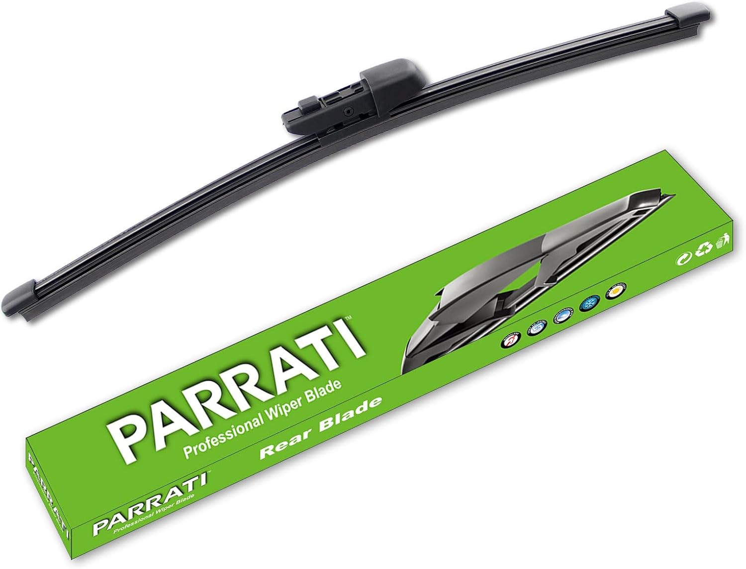 PARRATI® 15 Inch Rear Wiper Blade Replacement for 2018-2022 VW Tiguan/2019-2023 Touareg,All-Season Windshield Wiper(15-G)