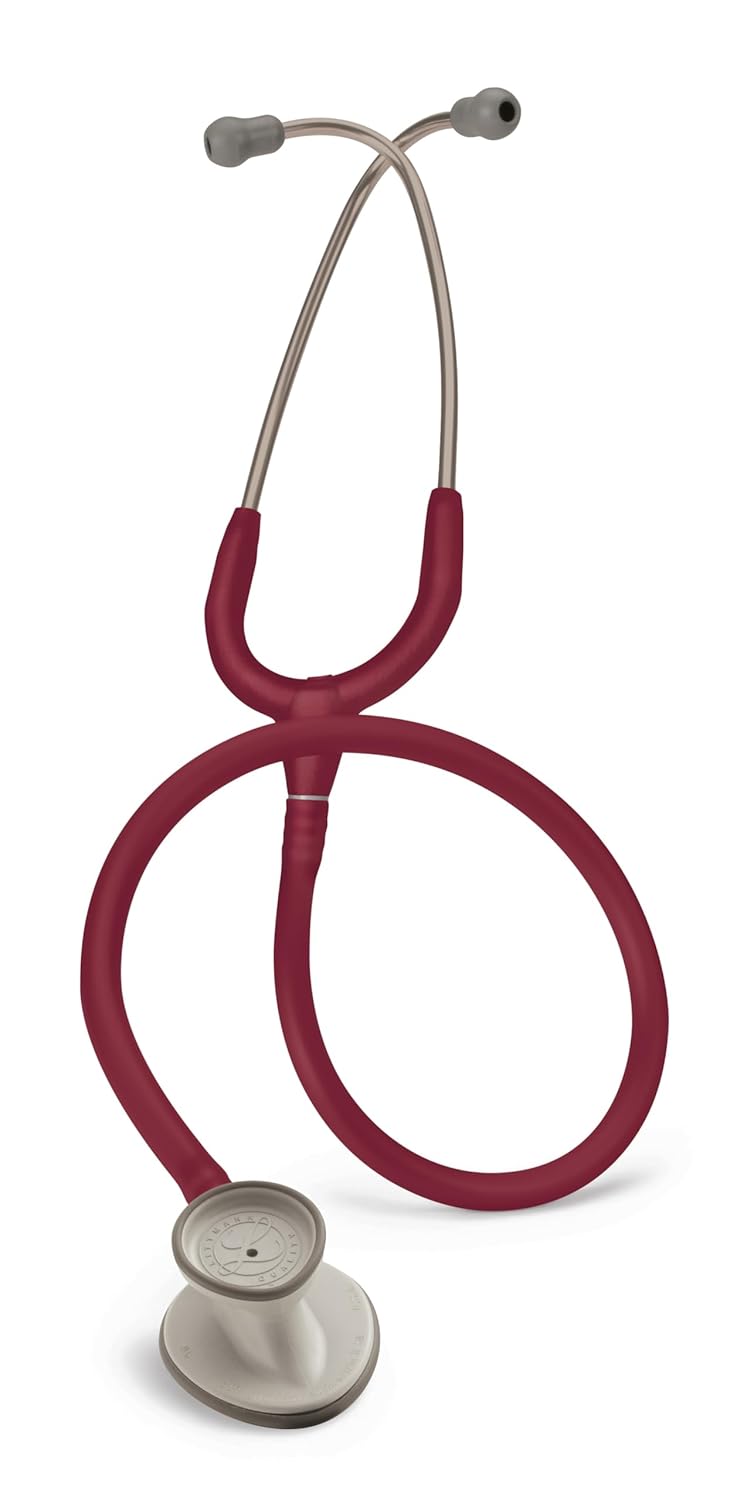3M Littmann Lightweight II S.E. Stethoscope, 2451, 28" Burgundy Tube
