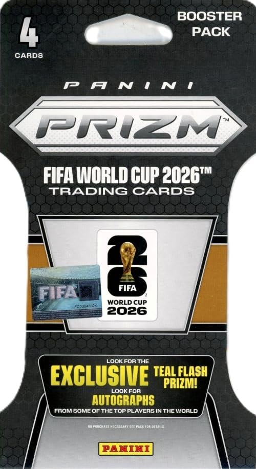 2026 Panini PRIZM World Cup Factory Sealed EXCLUSIVE Booster Pack! NEW!