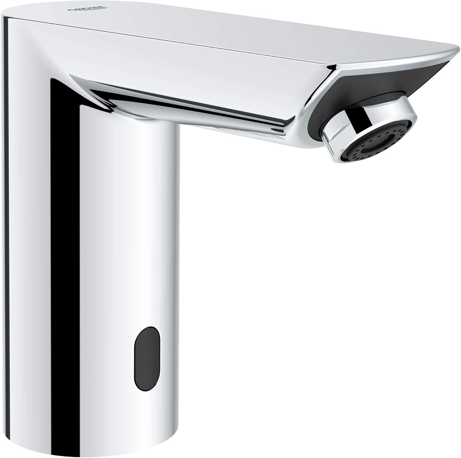 GROHE 36468000 Bau Cosmopolitan E Touchless Electronic Faucet Less Mixing, Battery-Powered, DC, Starlight Chrome