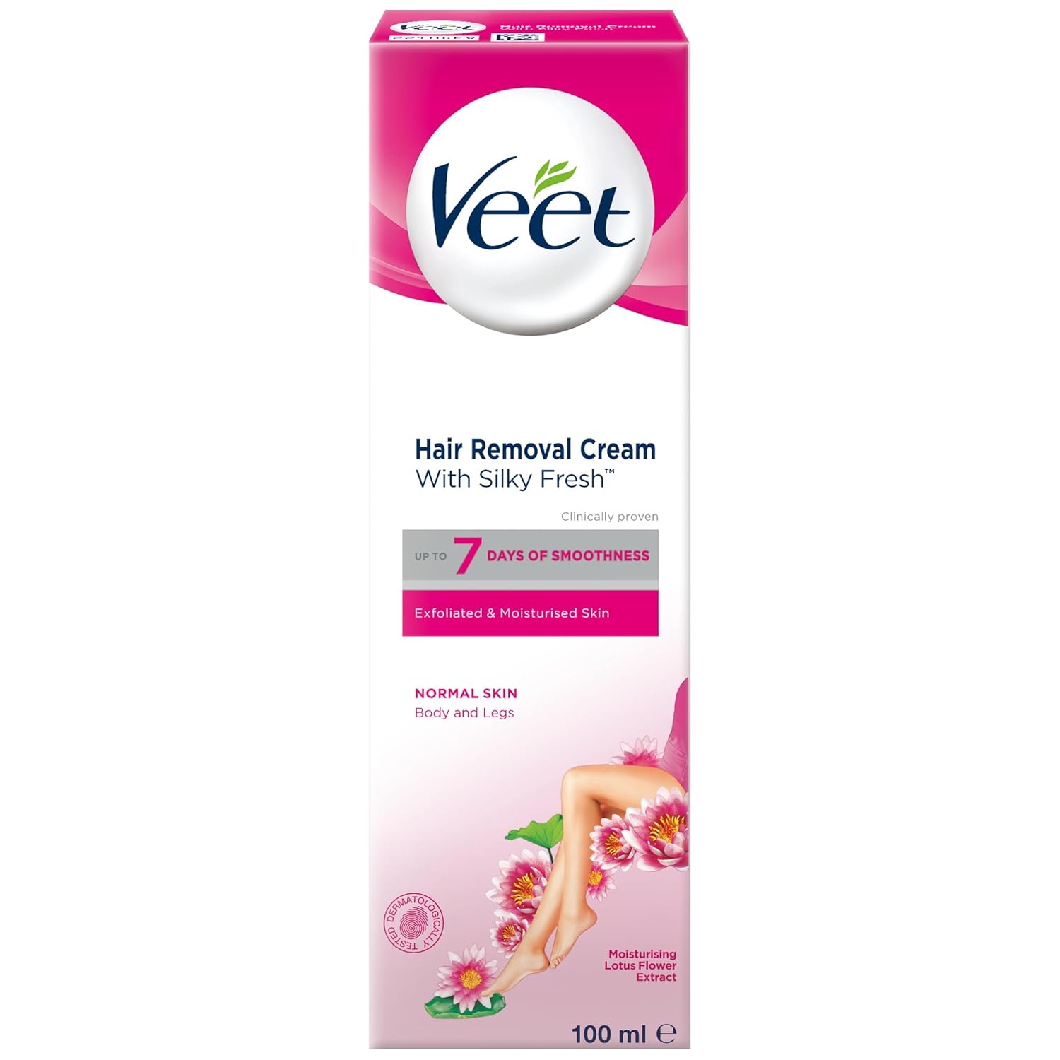 Veet Hair Removal Cream Normal Skin with Lotus Milk & Jasmine (100ml)