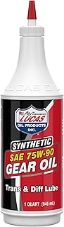 Lucas Oil 10047 SAE 75W-90 Synthetic Gear Oil/Transmission and Differential Lube - 1 Quart