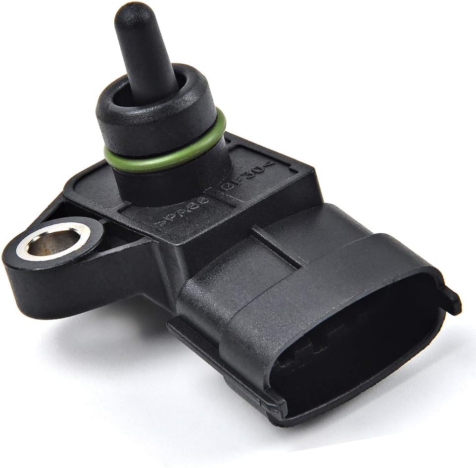 OTUAYAUTO MAP Manifold Absolute Pressure Sensor - Replacement for 2012-2019 Hyundai Accent, 2010-2019 Tucson, 2008-2018 Sonata, 2011-2019 Elantra, 2009-2017 Santa Fe, 08-16 Kia Optima OEM 39300-2B000