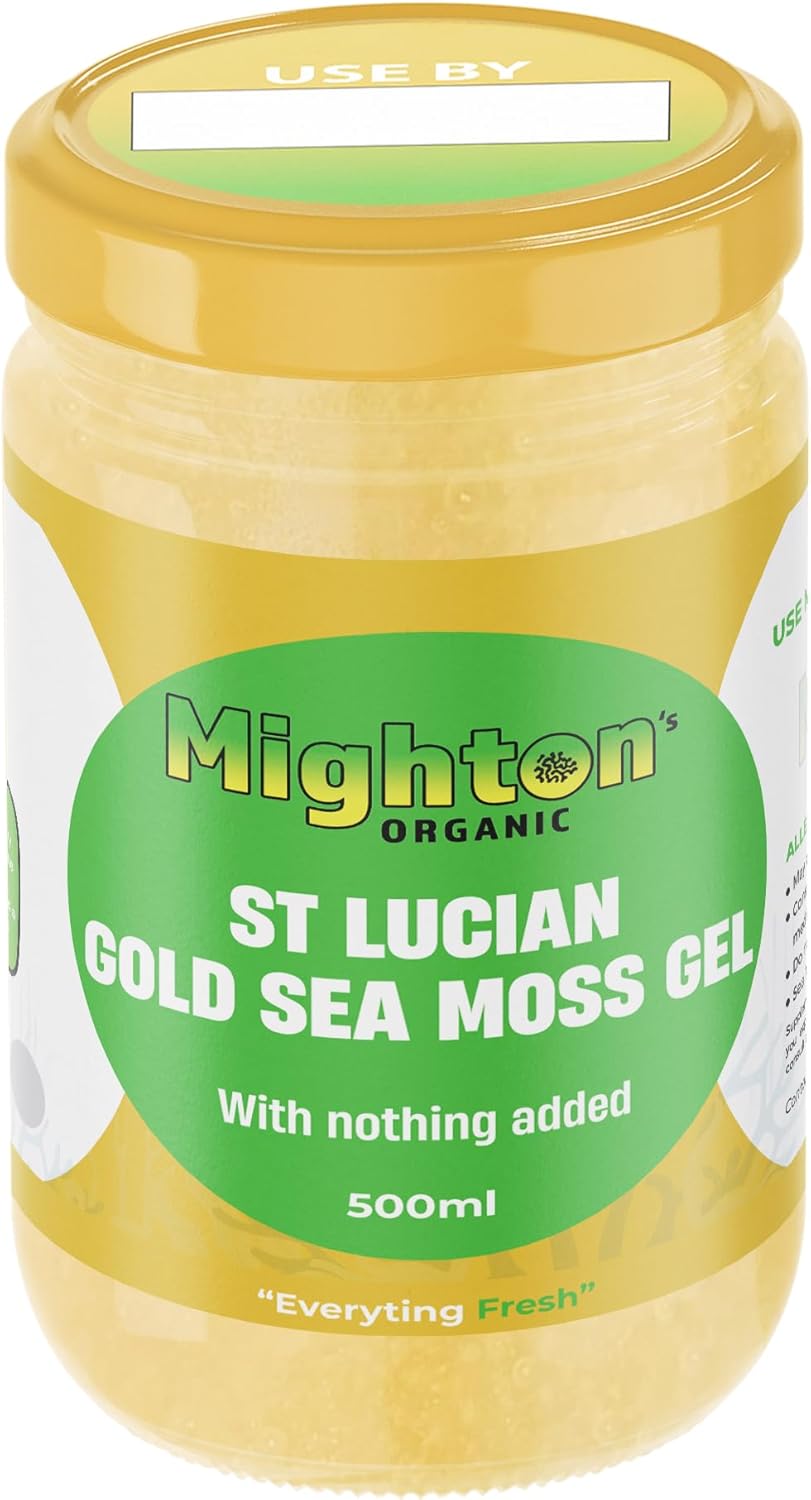 Plain Sea Moss Gel 500ml – Handmade, Wildcrafted, Cold Shipped for Freshness