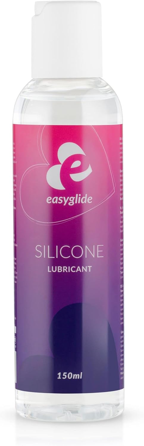 EasyGlide Silicone Lubricant – Silicone Lube Compatible with Latex – Stays on under Water – 150ml
