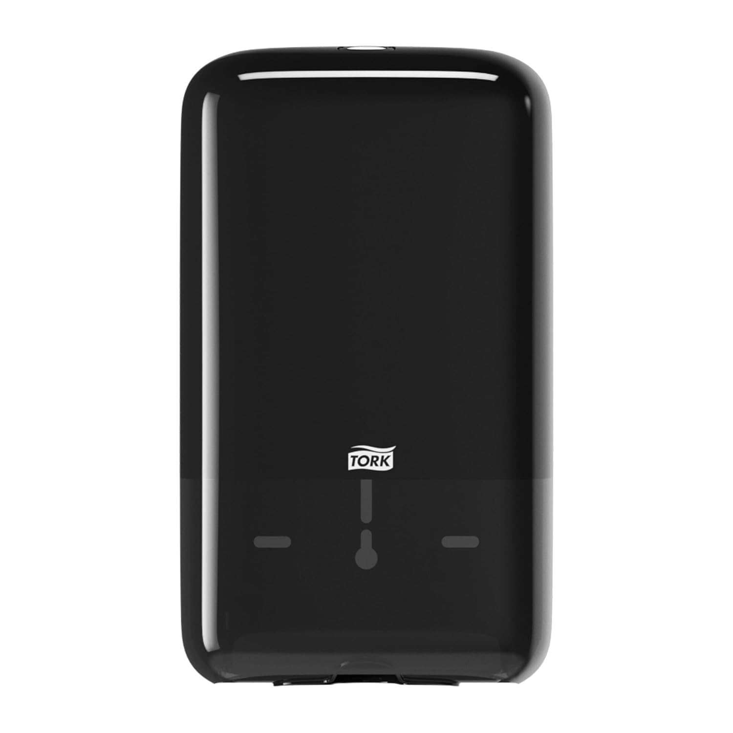 Tork Folded Toilet Paper Wall Mounted Dispenser Black T3, Compact, Elevation Range, 556008