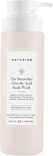 Naturium The Smoother Glycolic Acid Exfoliating Body Wash, Soft & Smoothing Cleanser, 16.9 oz