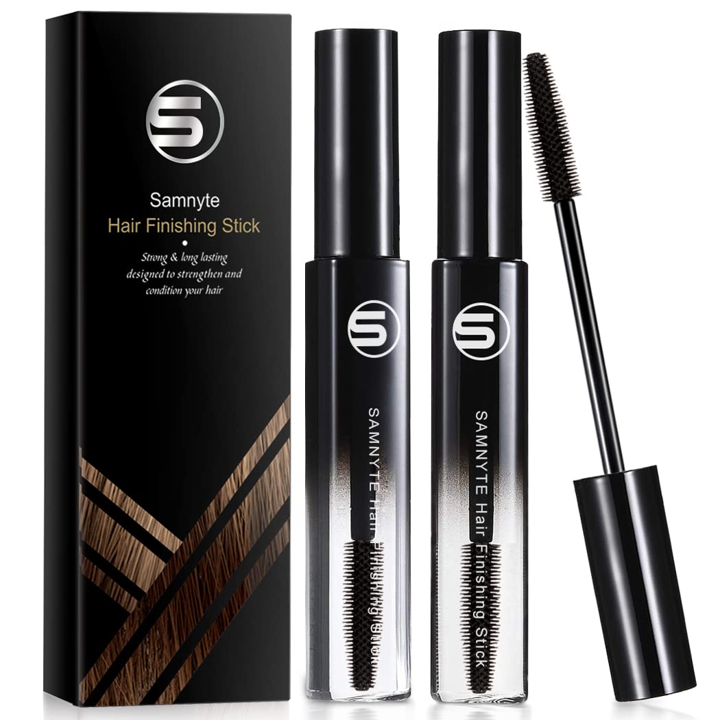 Hair Finishing Stick, 2 Pack - 0.7 Fl.Oz Hair Mascara for Taming Flyaways, Not-Greasy Hair Gel Stick