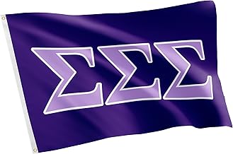 Desert Cactus Sigma Sigma Sigma Flag Greek Letter Sorority Banner Large 3x5 feet Flags Sign Decor Tri-Sigma
