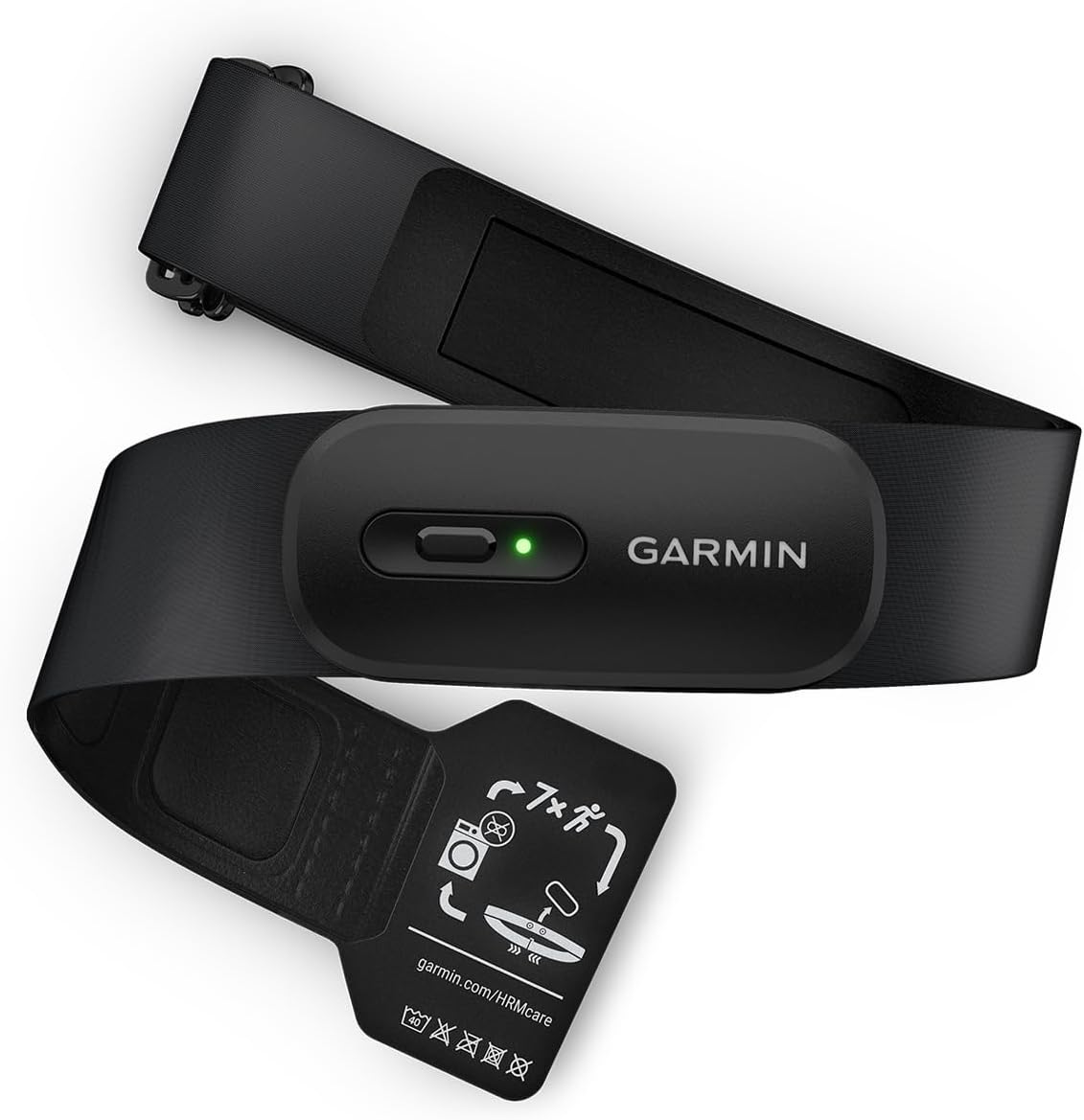 Garmin HRM 200 Heart Rate Monitor, Accurate Heart Rate and HRV Data, Comfortable Machine Washable Strap, M-XL