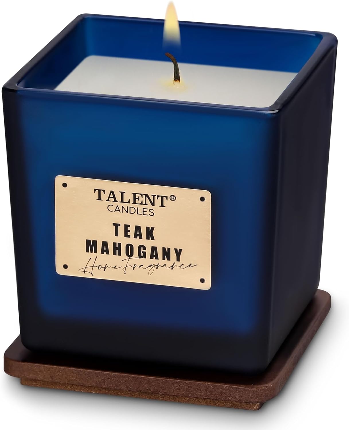TALENT Scented Candles, Soy Candles for Home Scented, 7.05oz, Aromatherapy Candles with Lid, Candle Gifts, Teak Mahogany