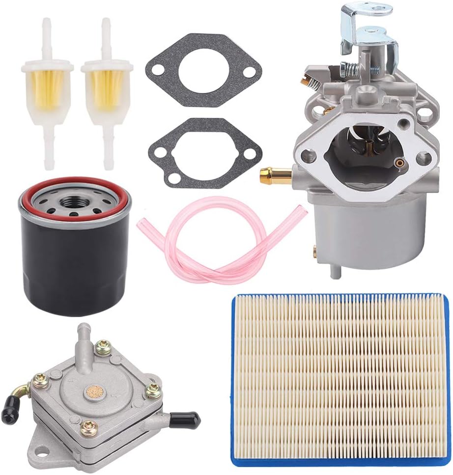 Tvent FE290 Carburetor + 1014523 Fuel Pump Replacement for Golf Cart Club Car DS Precedent Turf Carryall Carb 1018056-01 101805601 1019056-01 101905601 1016438 1016439 1016440 1016441 17561 1998-UP