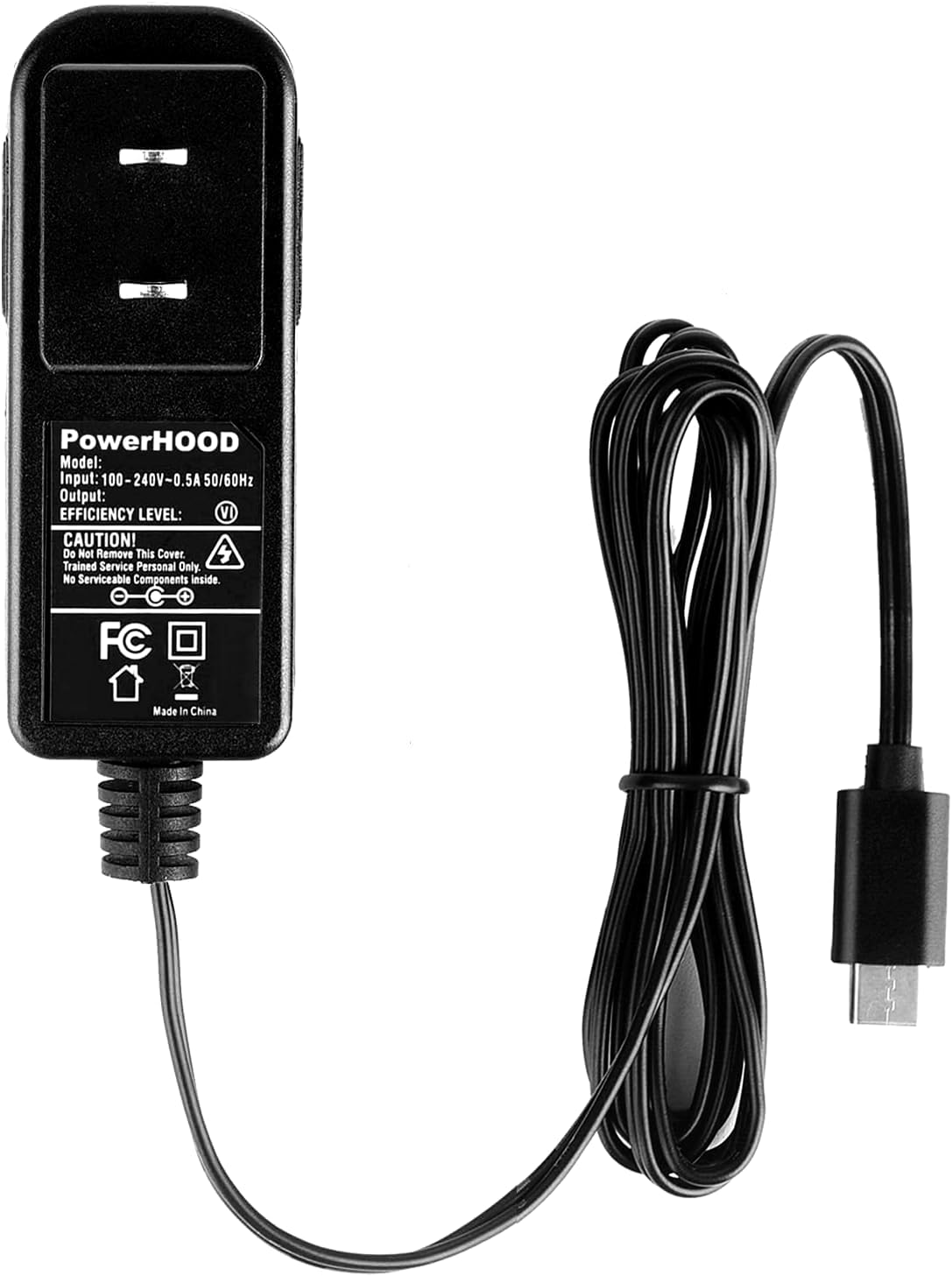 5V USB-C Charger Compatible with Fender x Teufel ROCKSTER GO 2 Portable Bluetooth Speaker 107001327 Loudspeaker 5VDC DC5V 5volt 5.0 Volts USB Type-C Power Supply Cord Wall Plug Cord PSU