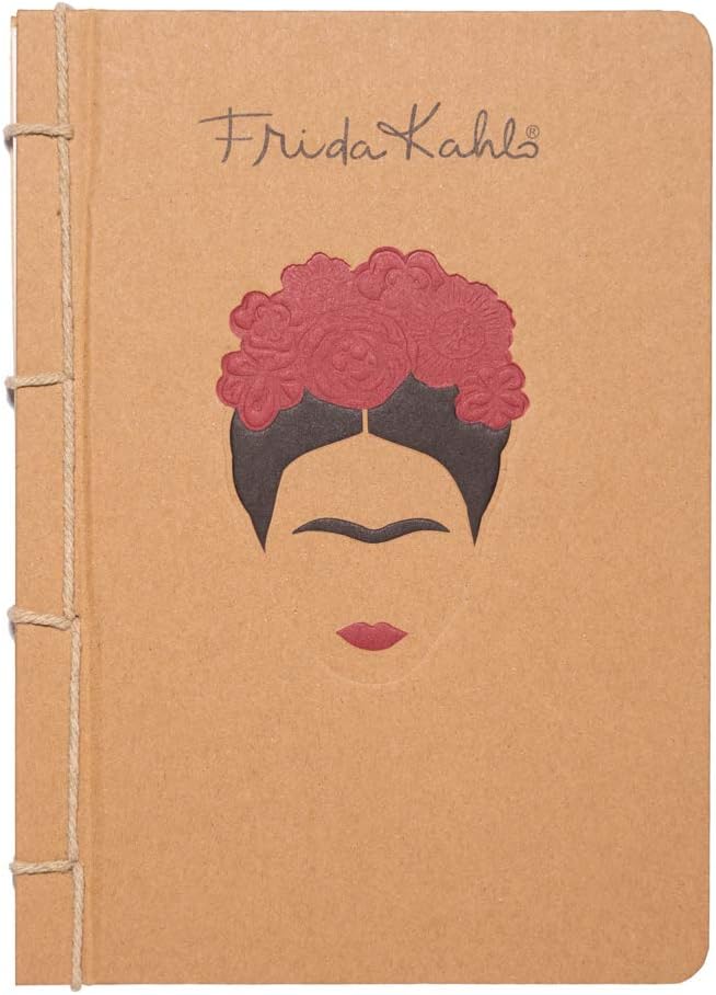 Grupo Erik A5 Notebook Hardback - Frida Kahlo Stationery Supplies | Bullet Journal, Dotted Notebook A5 Sketchbook | Stationery Gifts under 10 Pounds, Frida Kahlo Gifts