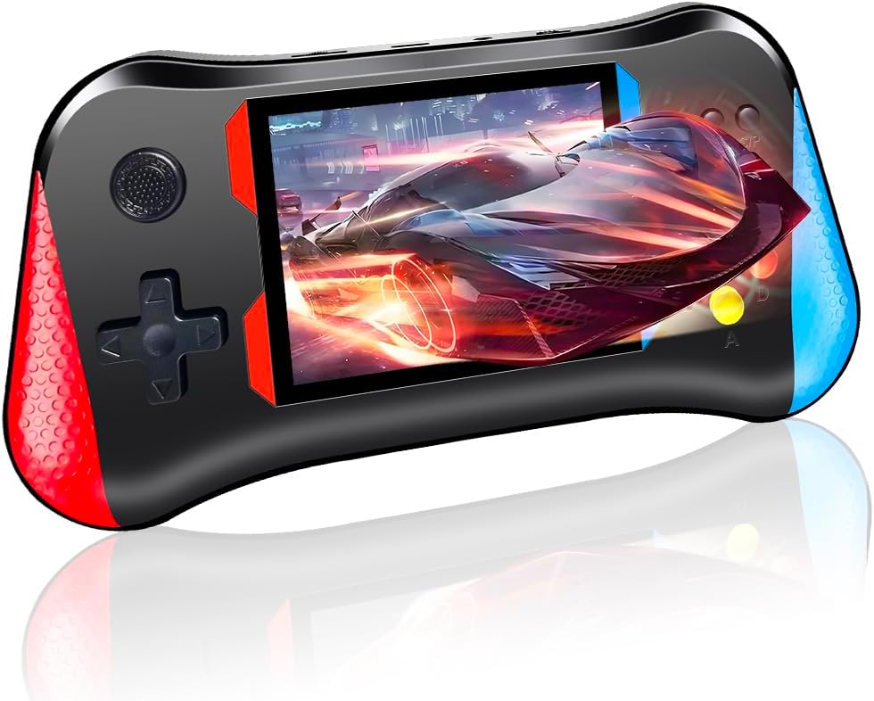 Handheld Game Console, 3.5" Portable Handheld Video Game Console with 500 Classic Games, Retro Game Consoles for Boys and Girls, Ideal Travel Companion & Birthday, Christmas