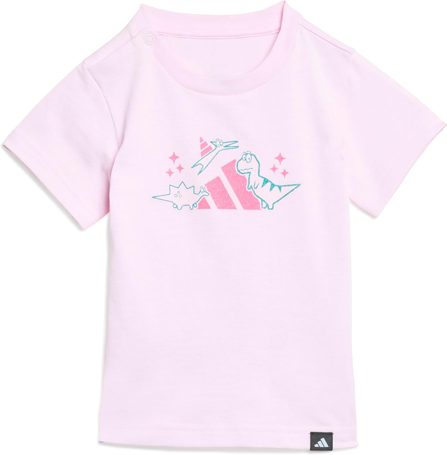 adidas Baby Girls Adiraptor Graphic T-Shirt Infant T-Shirt