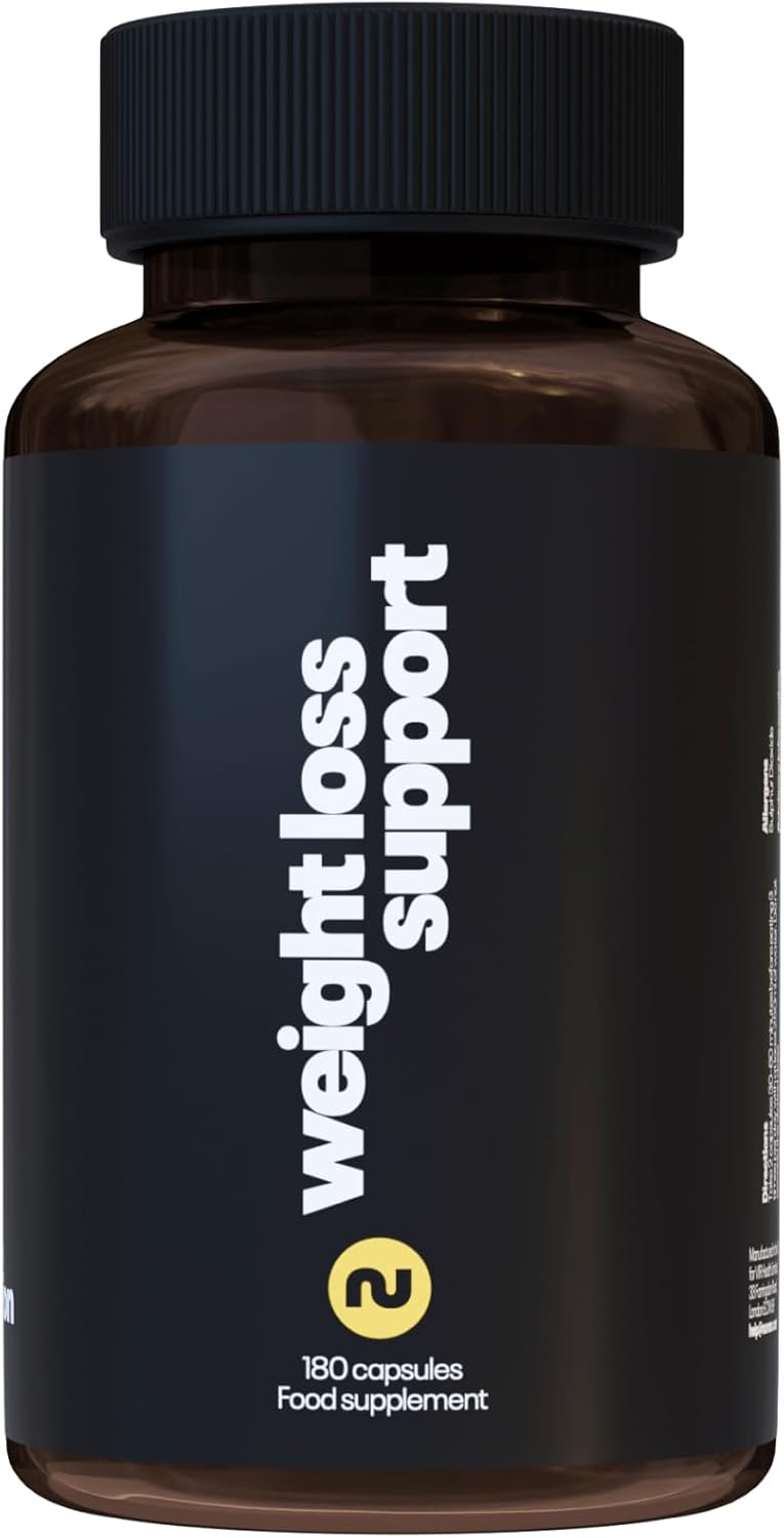 Numan Weight Loss Support – Glucomannan Capsules 1000mg | Natural Fibre from Konjac Root to Help Reduce Appetite & Support Digestion | Vegan-Friendly | 180 Capsules | Made in The UK