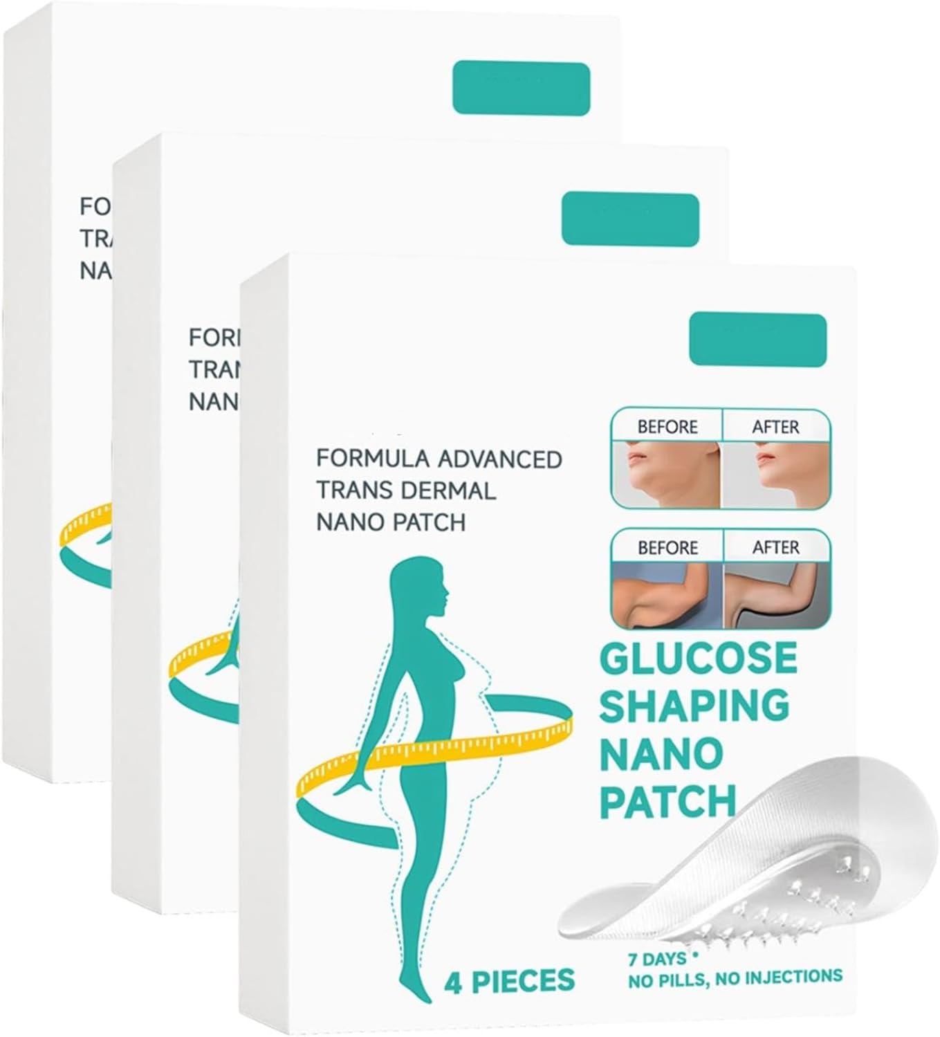 Nano Micro Slimming Patch,Natural Ingredients Firming Skin and Body Shaping Care Mild Patches Gentle Soothing Massage Pads Body Protection Nano Firming Moisturizing Skin Micro Care Stickers