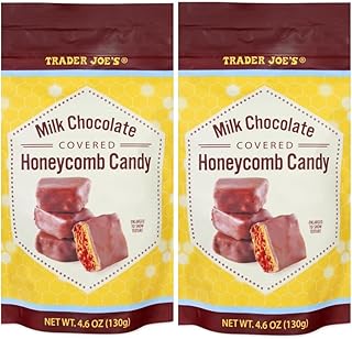 Generic Trader Joe's Milk Chocolate Covered Honeycomb Candy (2 Bags), Big