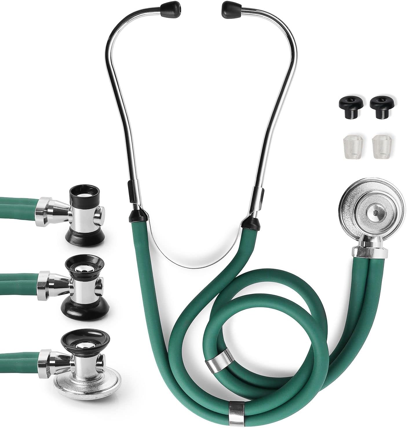 Primacare DS-9295-HG Sprague Rappaport Style Stethoscope, 30-Inch Length, Hunter Green, 450 g